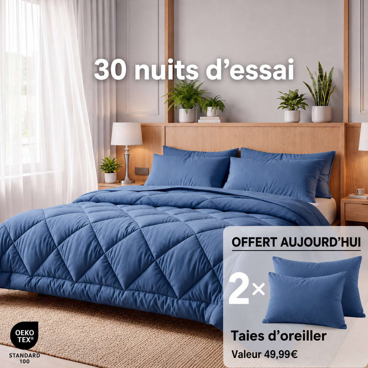 Couverture Douce Nuit® – La couette 2 en 1 à séchage rapide qui remplace les draps.