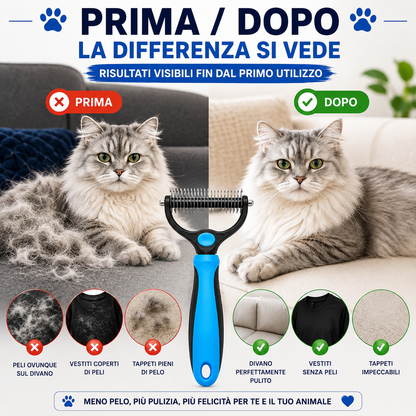 Motenco – Rimuove delicatamente il pelo morto