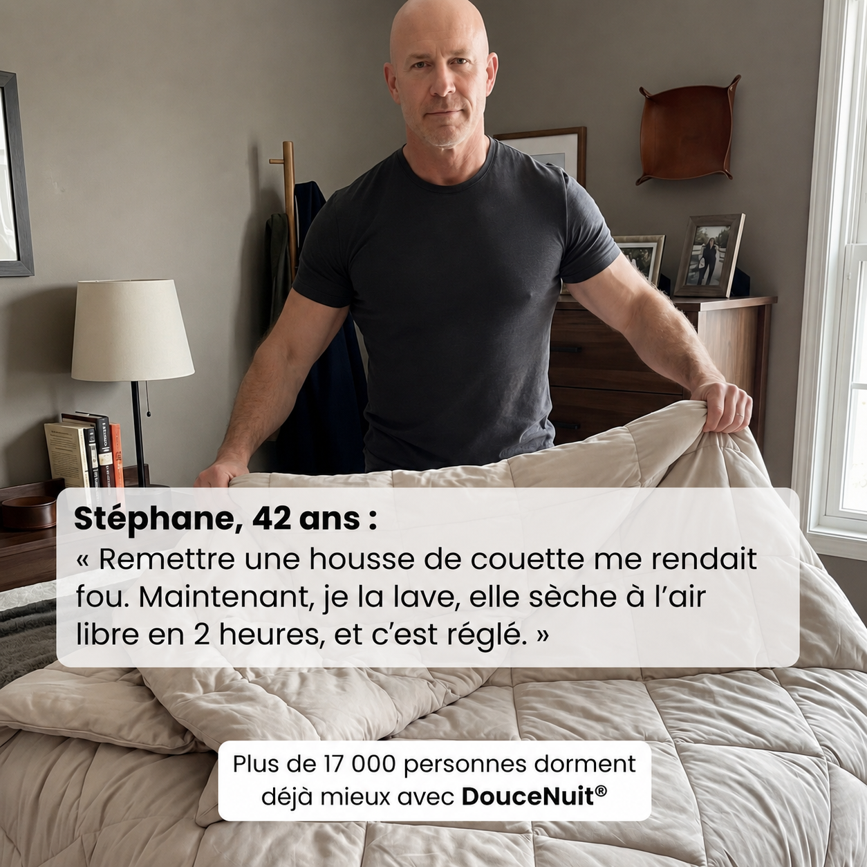 Couverture Douce Nuit® – La couette 2 en 1 à séchage rapide qui remplace les draps.