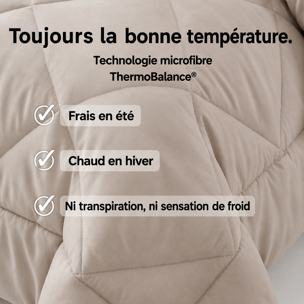 Couverture Douce Nuit® – La couette 2 en 1 à séchage rapide qui remplace les draps.