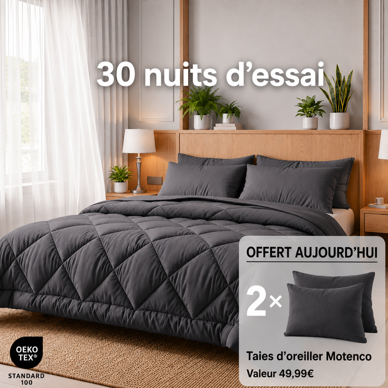 Couverture Douce Nuit® – La couette 2 en 1 à séchage rapide qui remplace les draps.