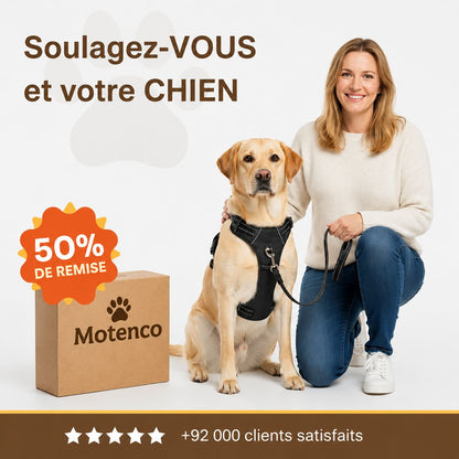 Harnais anti-traction pour chien Motenco