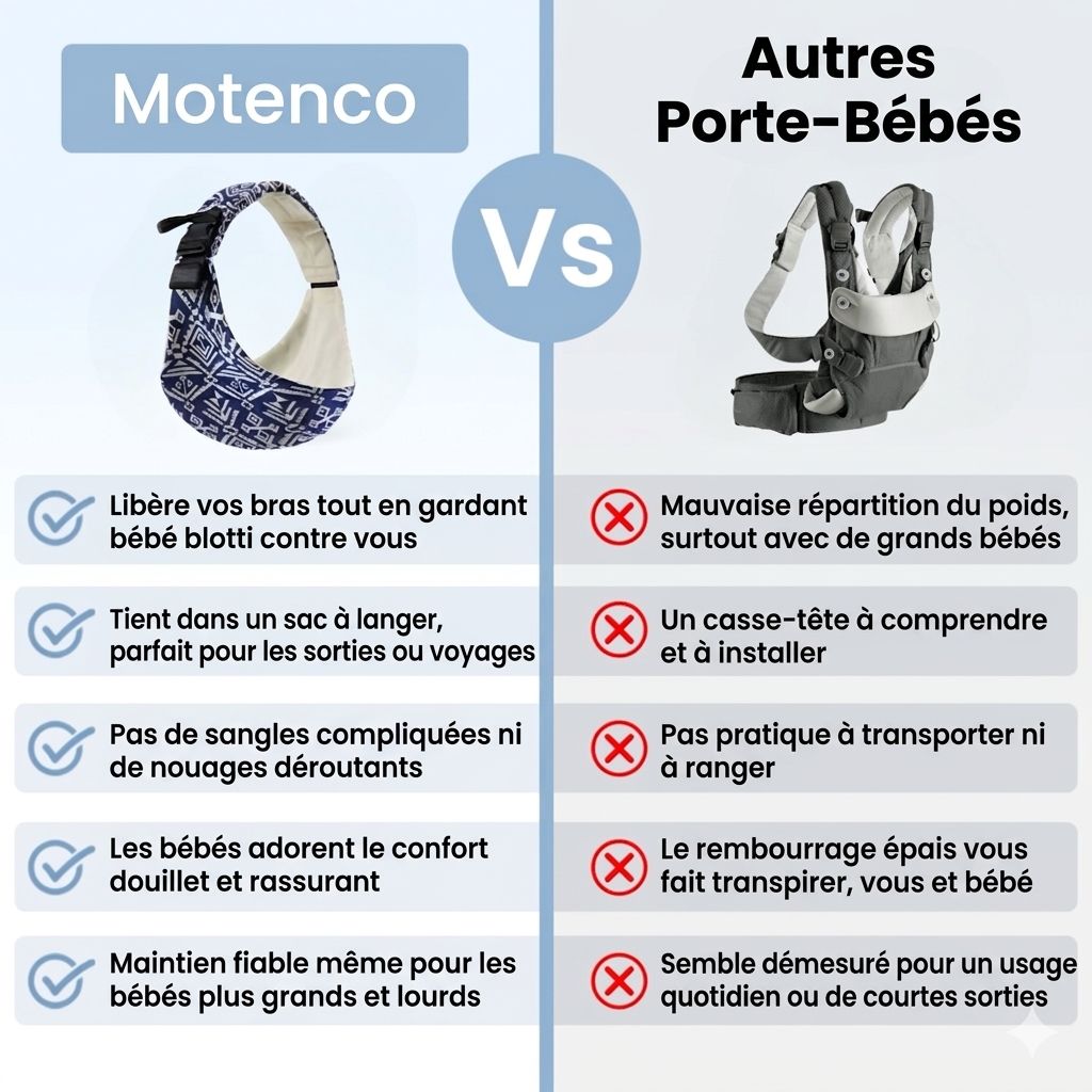 Motenco™ BabyComfort – Porte-bébé ergonomique