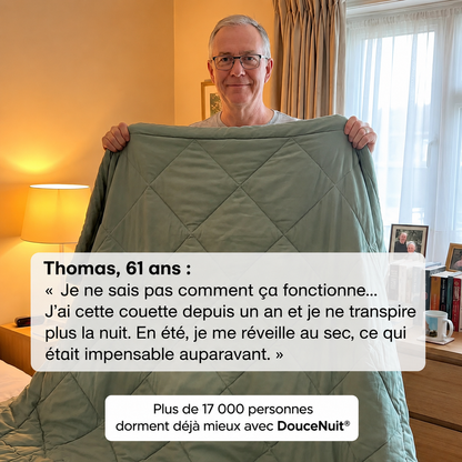 Couverture Douce Nuit® – La couette 2 en 1 à séchage rapide qui remplace les draps.