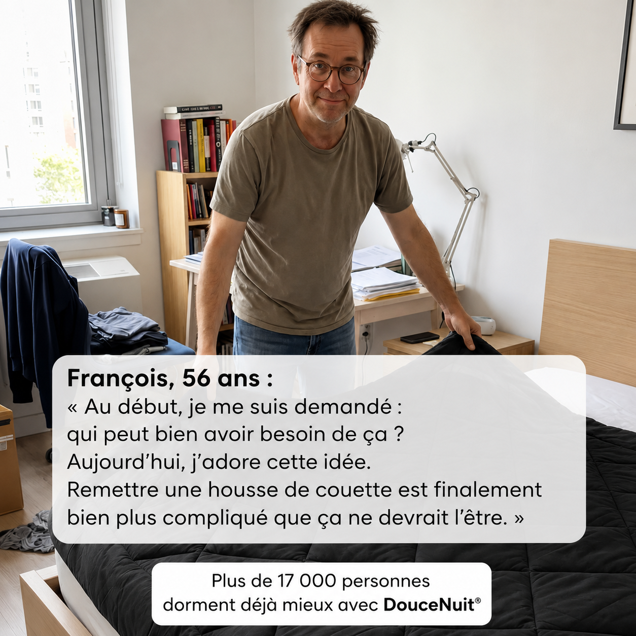 Couverture Douce Nuit® – La couette 2 en 1 à séchage rapide qui remplace les draps.