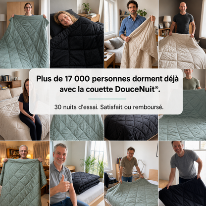 Couverture Douce Nuit® – La couette 2 en 1 à séchage rapide qui remplace les draps.