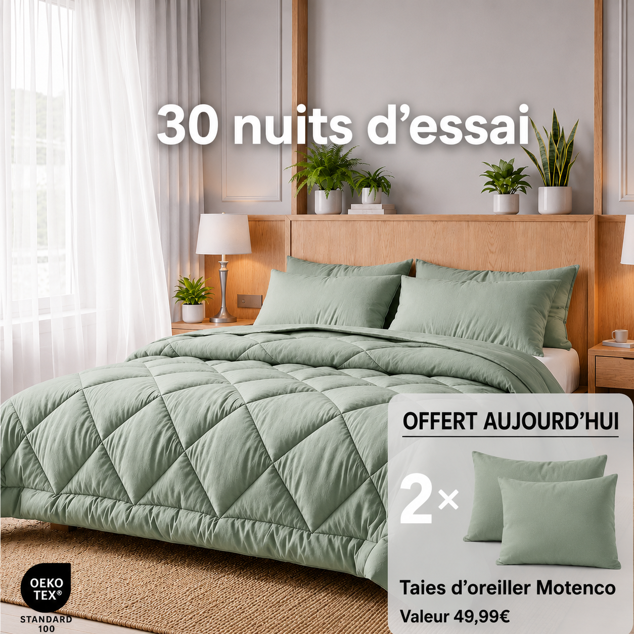Couverture Douce Nuit® – La couette 2 en 1 à séchage rapide qui remplace les draps.