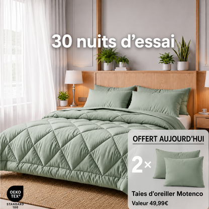 Couverture Douce Nuit® – La couette 2 en 1 à séchage rapide qui remplace les draps.